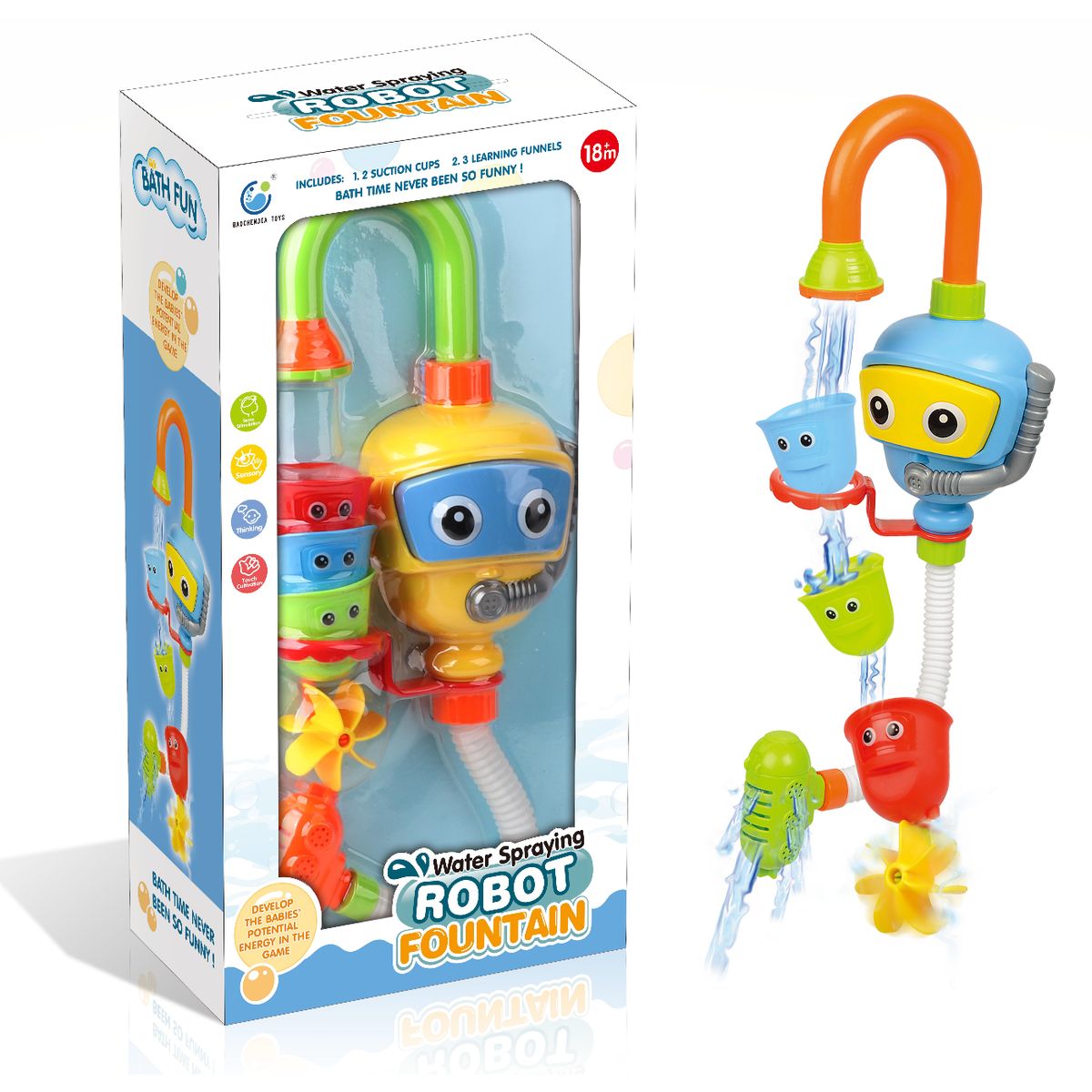 GENERICO - juguetes de bañera de agua para bebés con ducha