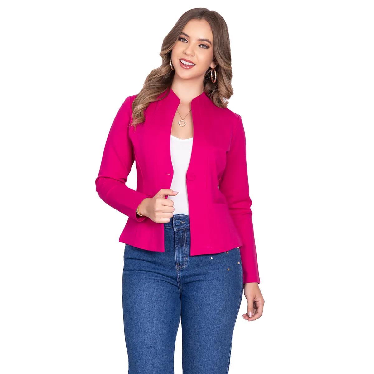 GENERICO - Blazer en tela  Loma