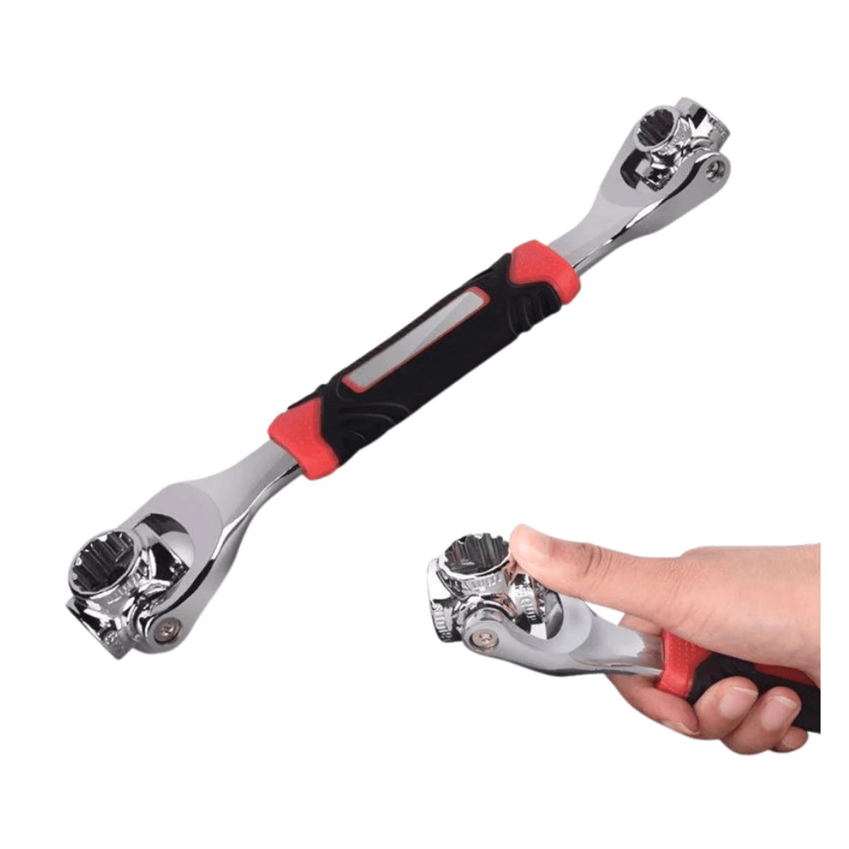 OEM - Llave Universal 48 en 1 Multifunción con Cabezal Giratorio de 360 Grados