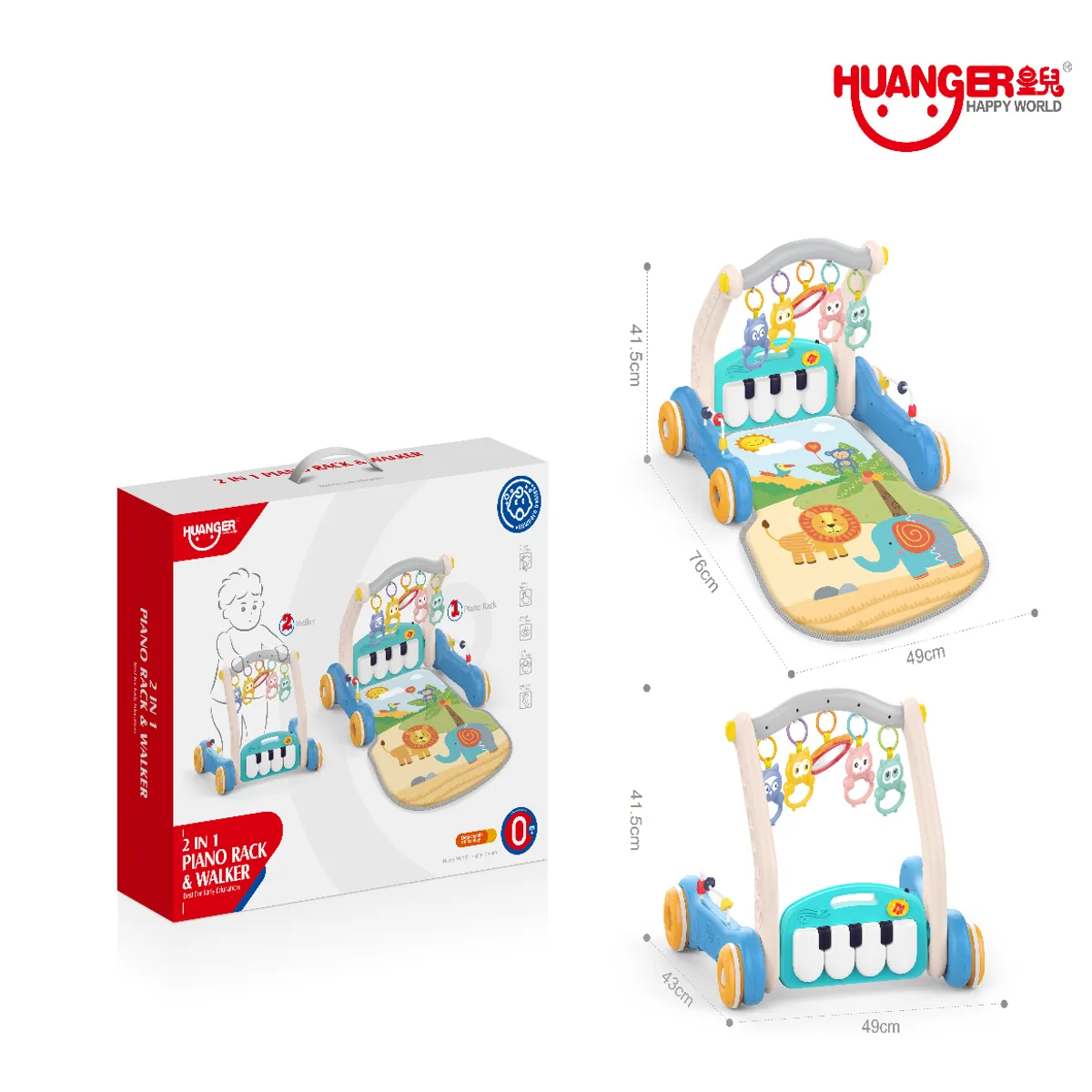 GENERICO - Andador y Gimnasio Multifuncional para bebe