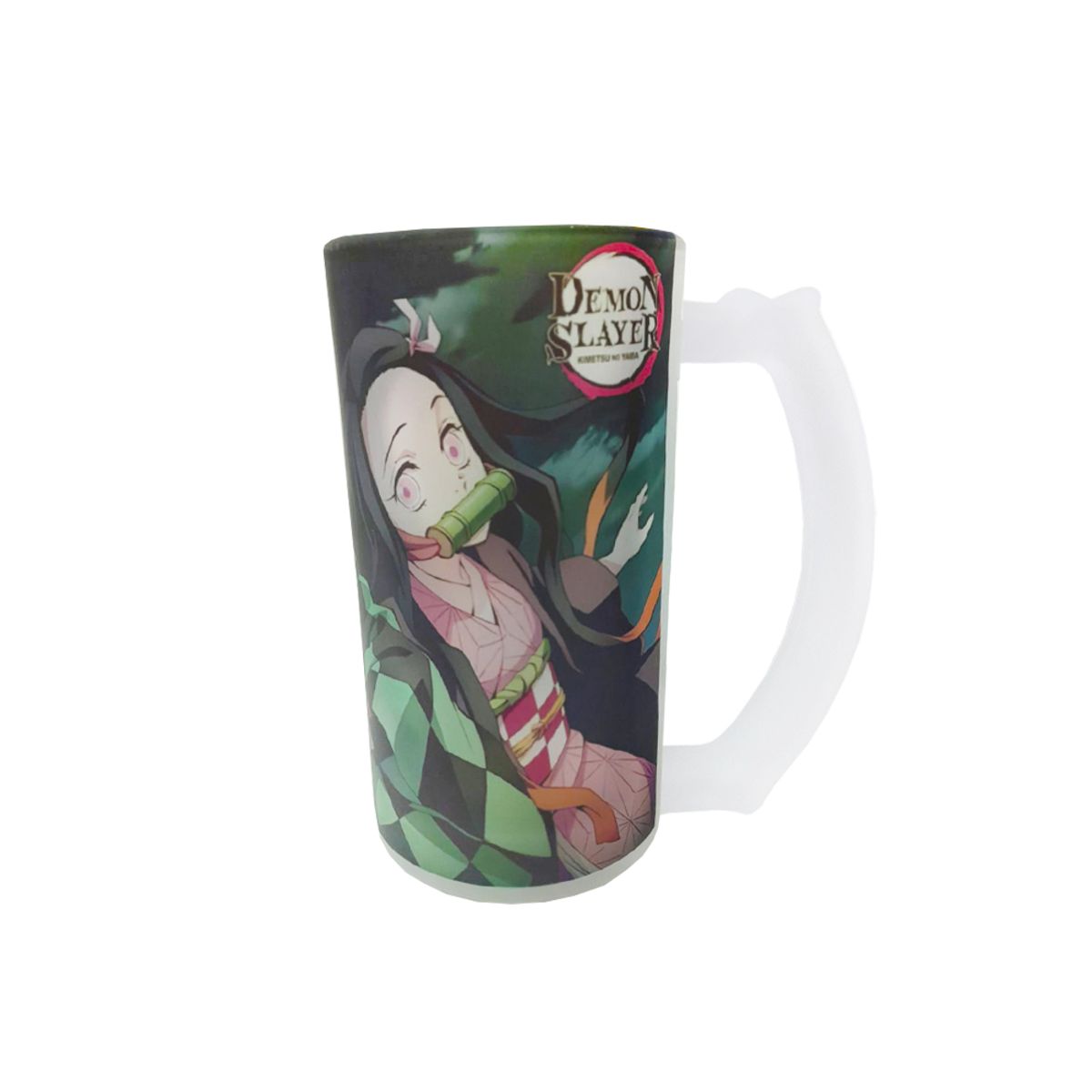 GENERICO - Taza Vidrio Tanjiro Nezuko Demon Slayer