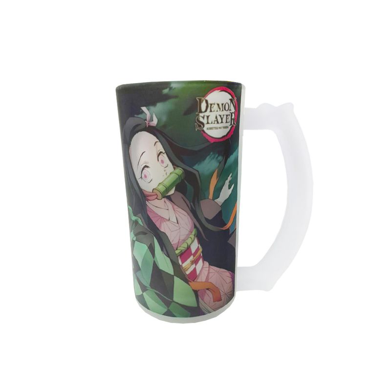 GENERICO - Taza Vidrio Tanjiro Nezuko Demon Slayer
