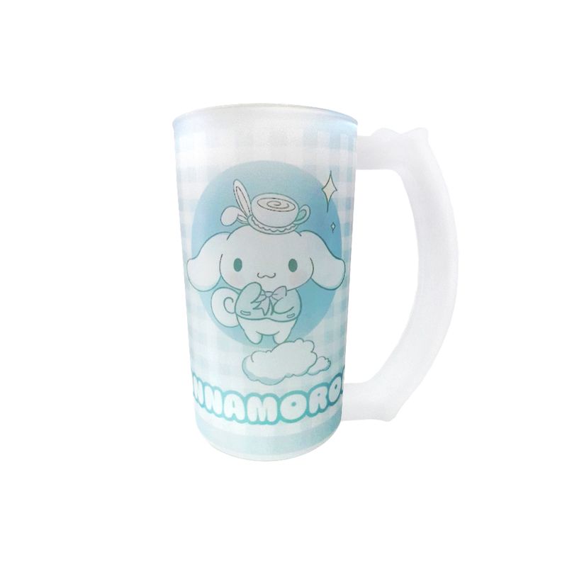 GENERICO - Taza Vidrio Cinnamoroll Celeste Cuadros