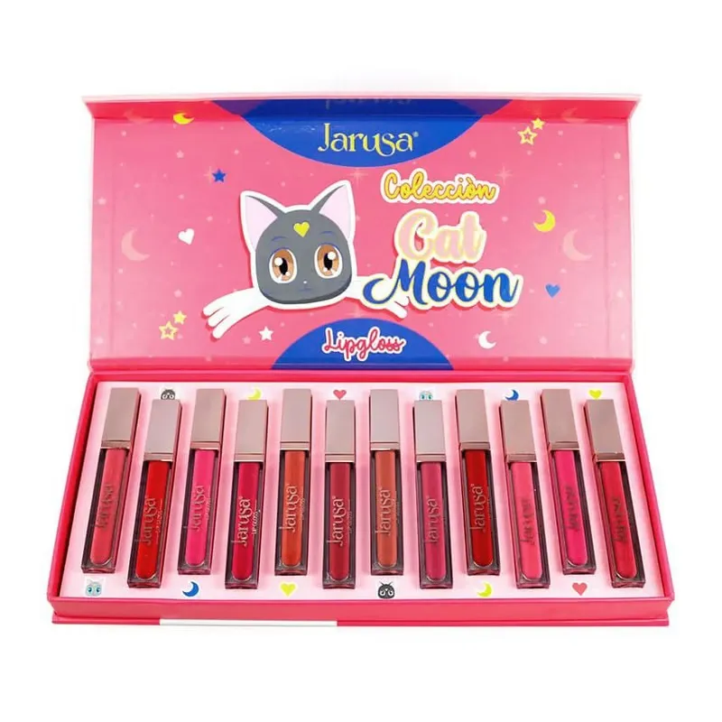 GENERICO - Labial matte JARUSA Cat Moon  Box De 12 Unidades