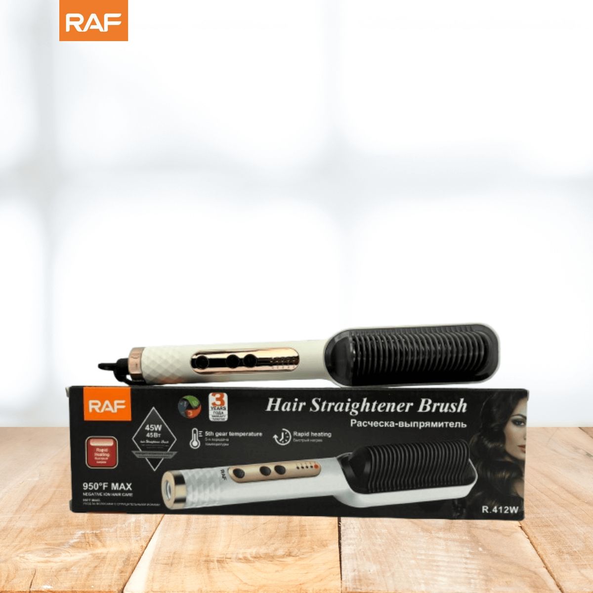 RAFF - Cepillo Lisador de Cabello