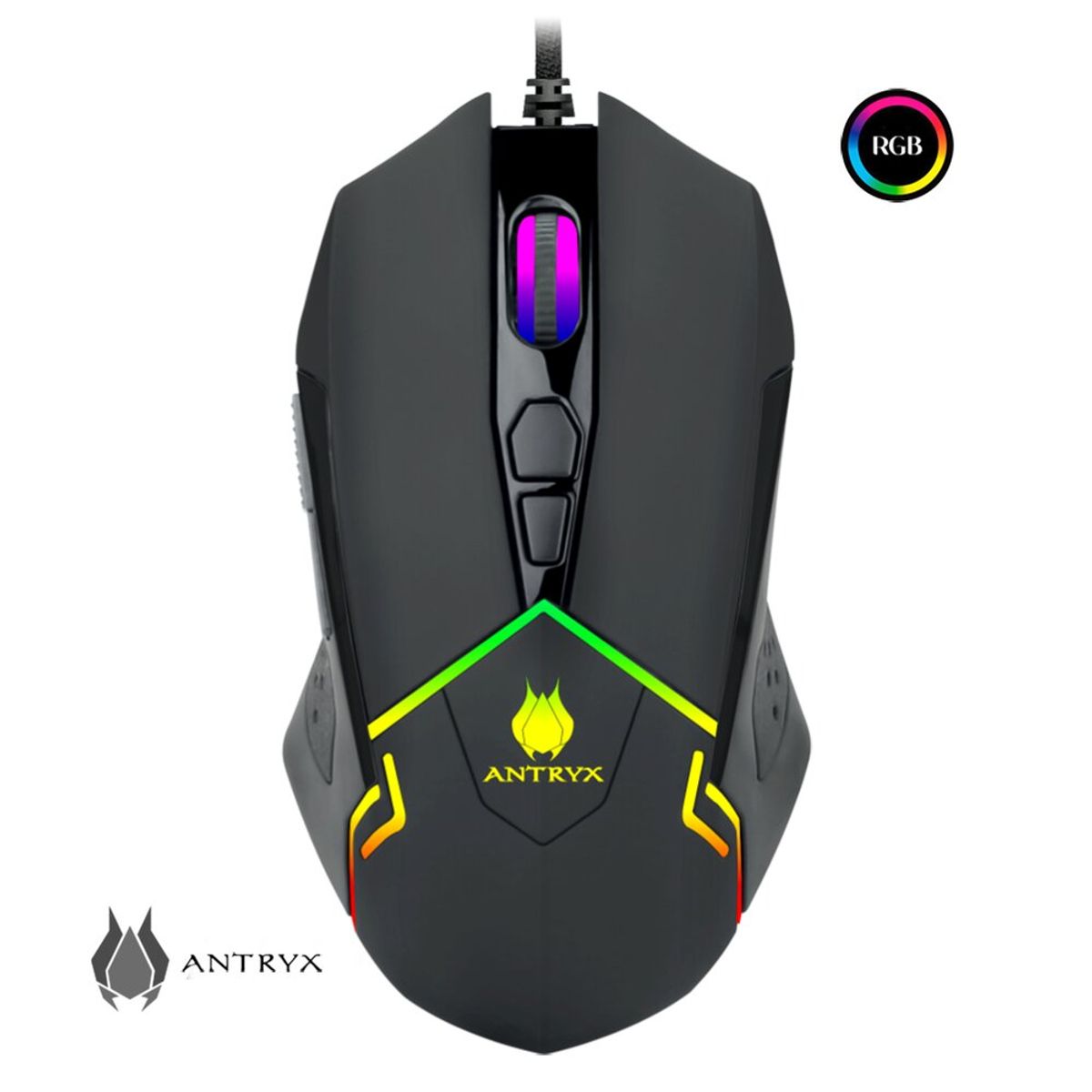 ANTRYX - MOUSE GAMING ANTRYX CHROME STORM ASKALON AGM-6100K RGB