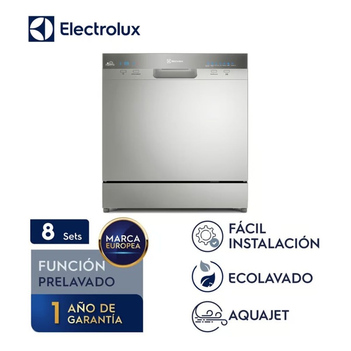 ELECTROLUX - Lavavajillas Electrolux 8 Sets EHCE08M2STG