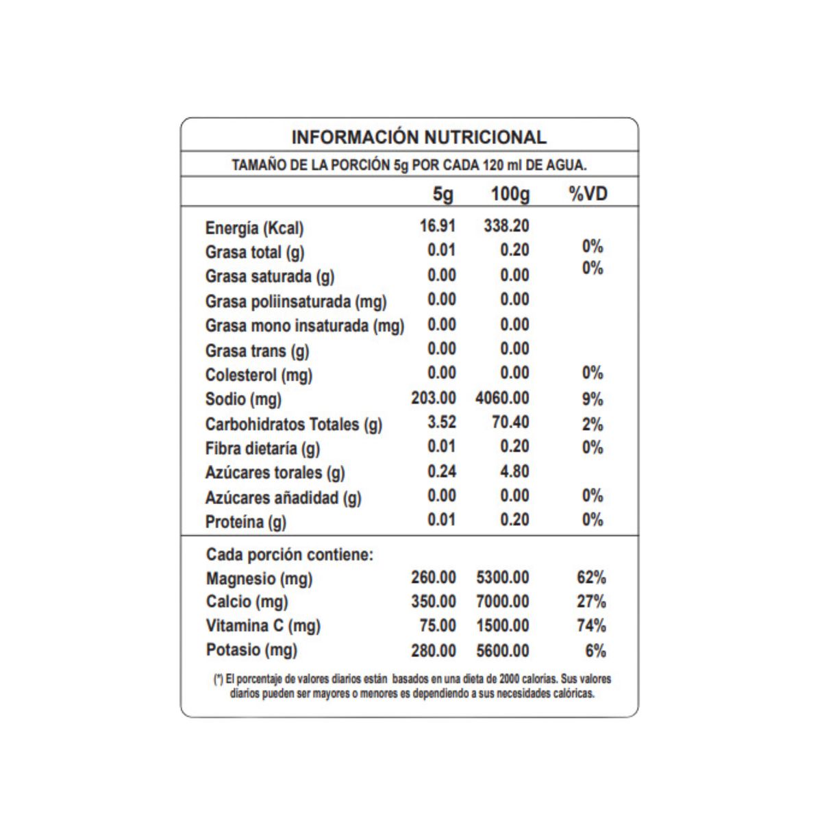 GENERICO - VITAMINA C EFERVESCENTE - TMX - NARANJA - 50 SERVICIOS