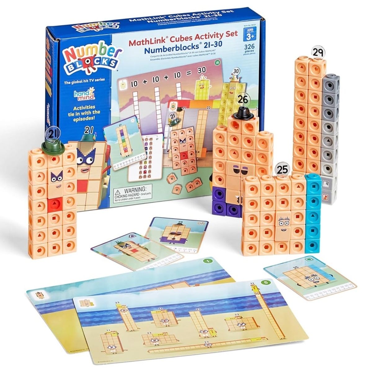 LEARNING - NumberBlocks Mathlink Cubes 21-30 Activity Set 327 pcs