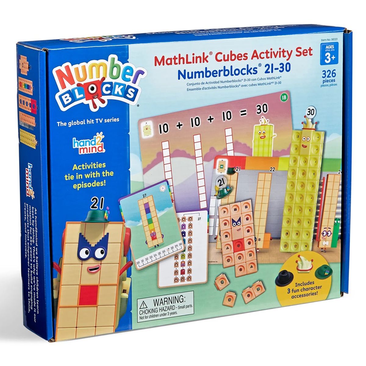 LEARNING - NumberBlocks Mathlink Cubes 21-30 Activity Set 327 pcs