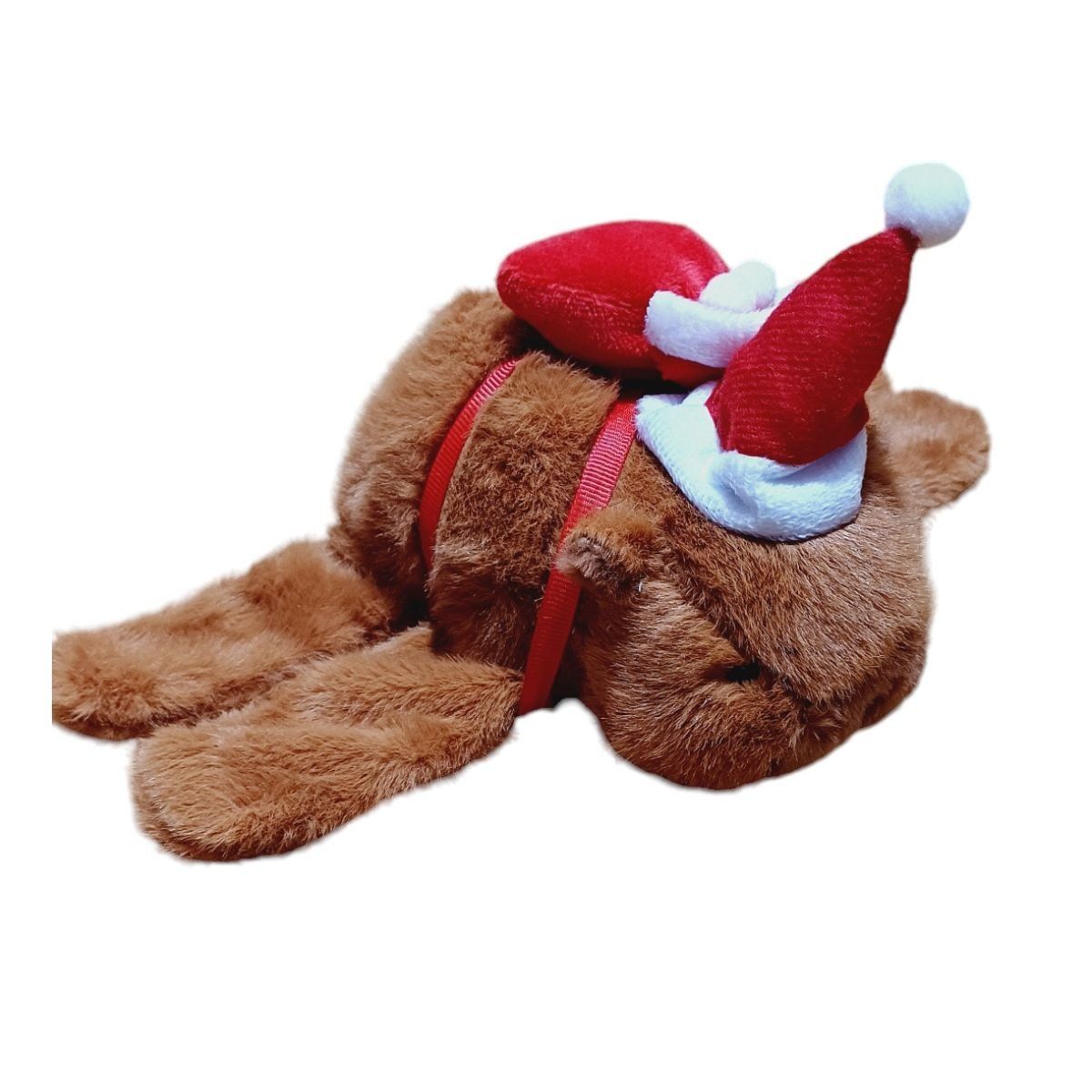 GENERICO - Capibara Brazalete Peluche Navideño con Luz y Sonido