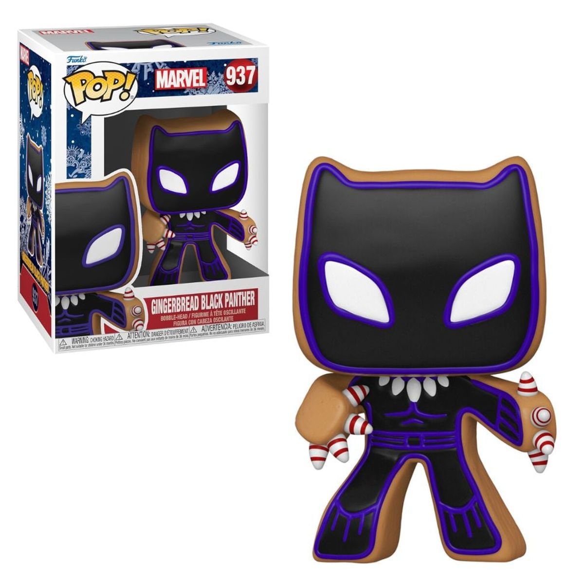 FUNKO - Funko Pop Gingerbread Black Panther Holiday