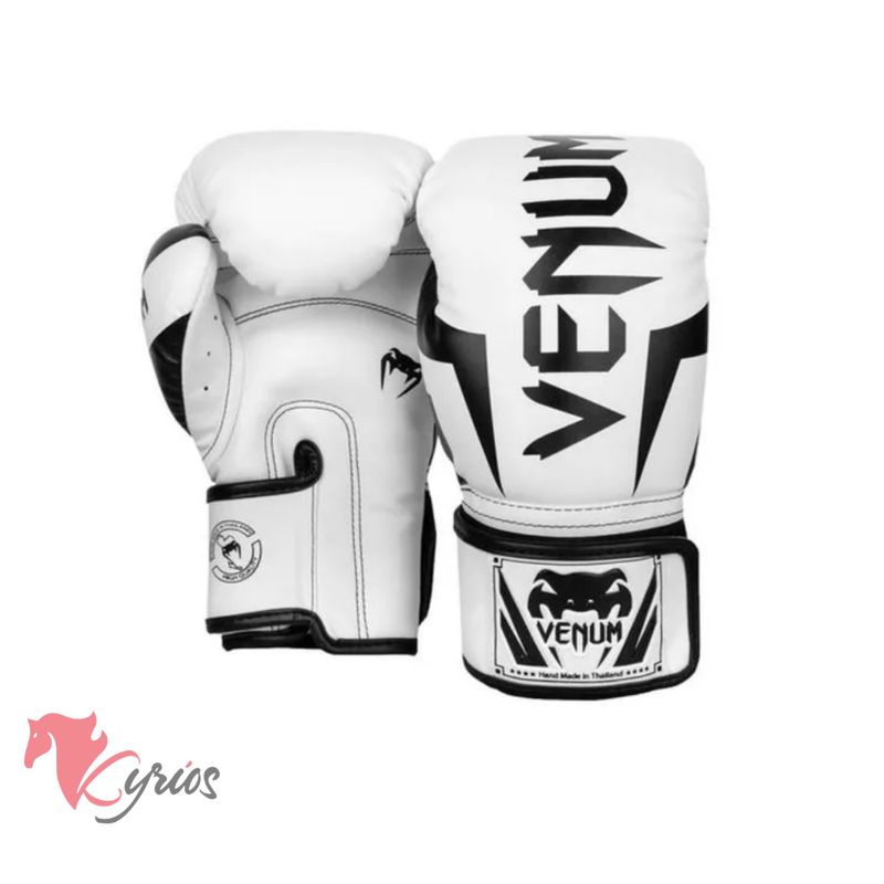 VENUM - Guantes De Box Venum 6onz Blanco Con Negro