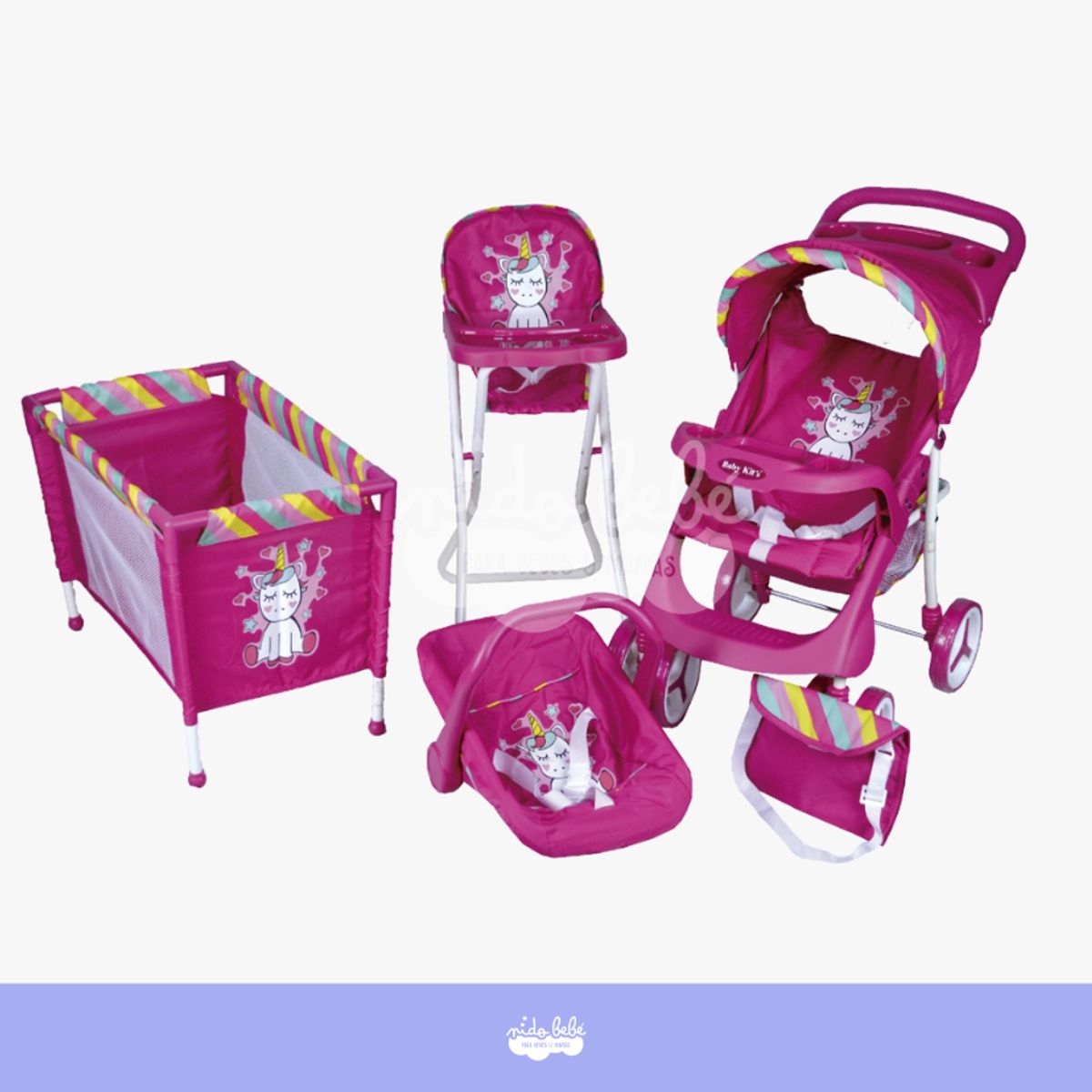 GENERICO - Set de Muñecas Unicornio Baby