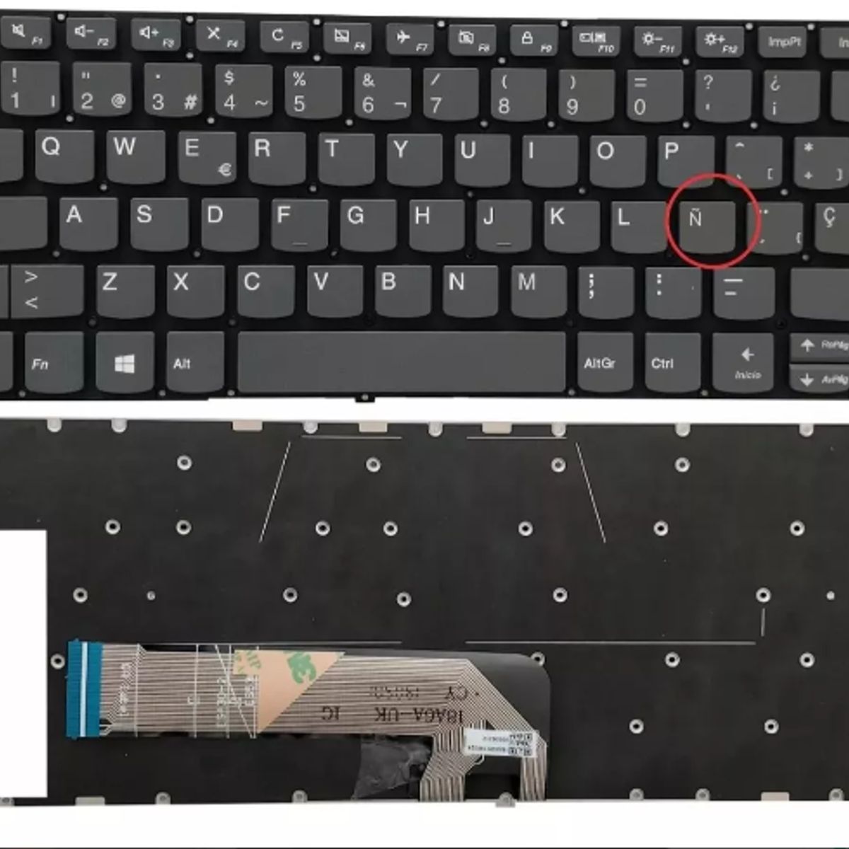 DISEÑO ORIGINAL - Teclado Para Lenovo Yoga 530-14 530-14arr 530-14ikb Iluminado