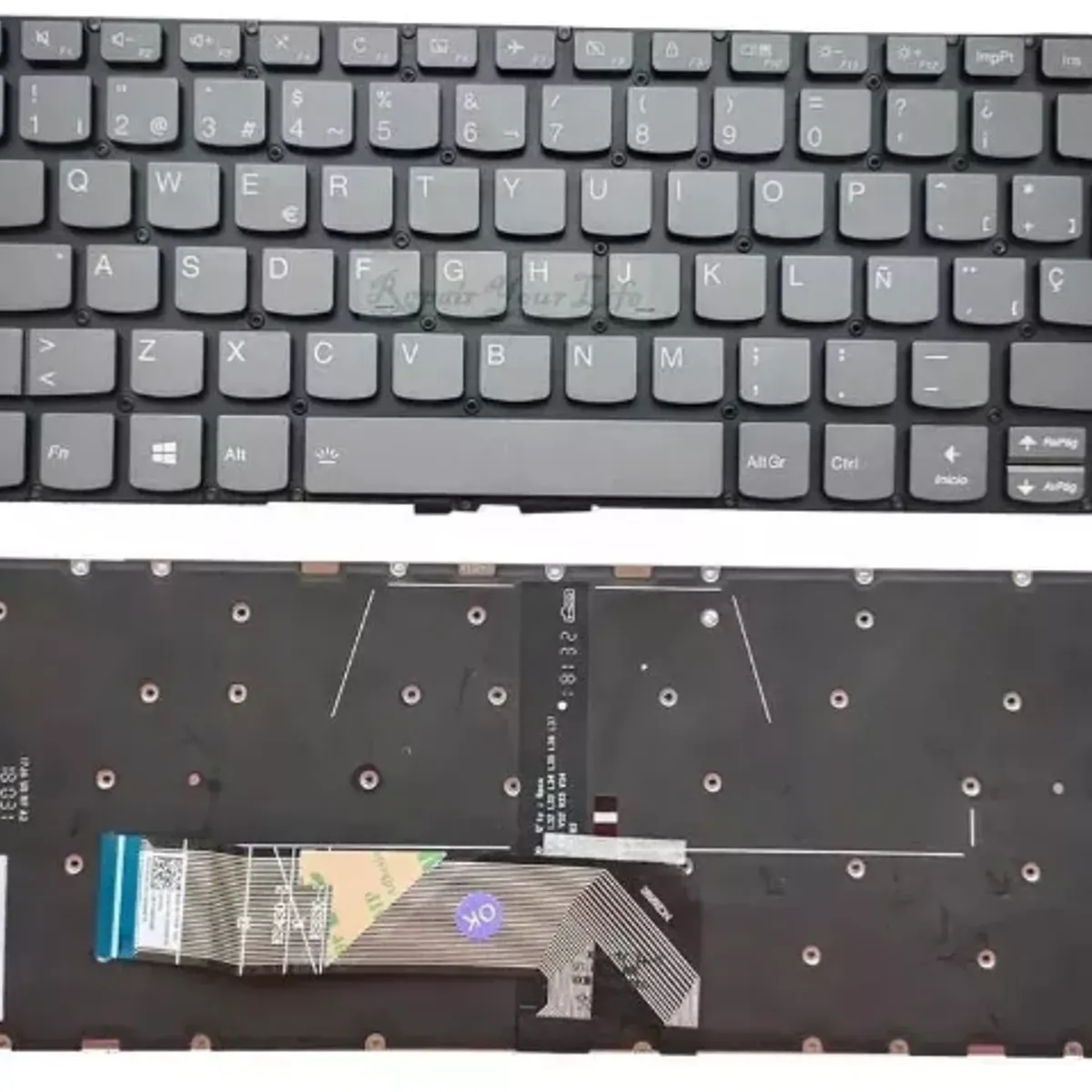 DISEÑO ORIGINAL - Teclado Para Lenovo Yoga 530-14 530-14arr 530-14ikb Iluminado