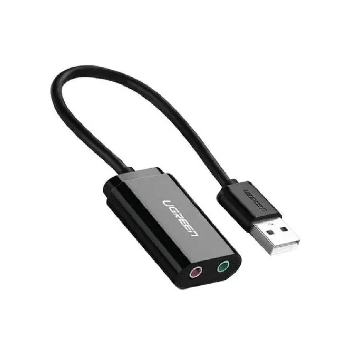 UGREEN - Mini Tarjeta Audio USB 2.0 Portable 35mm Original PC