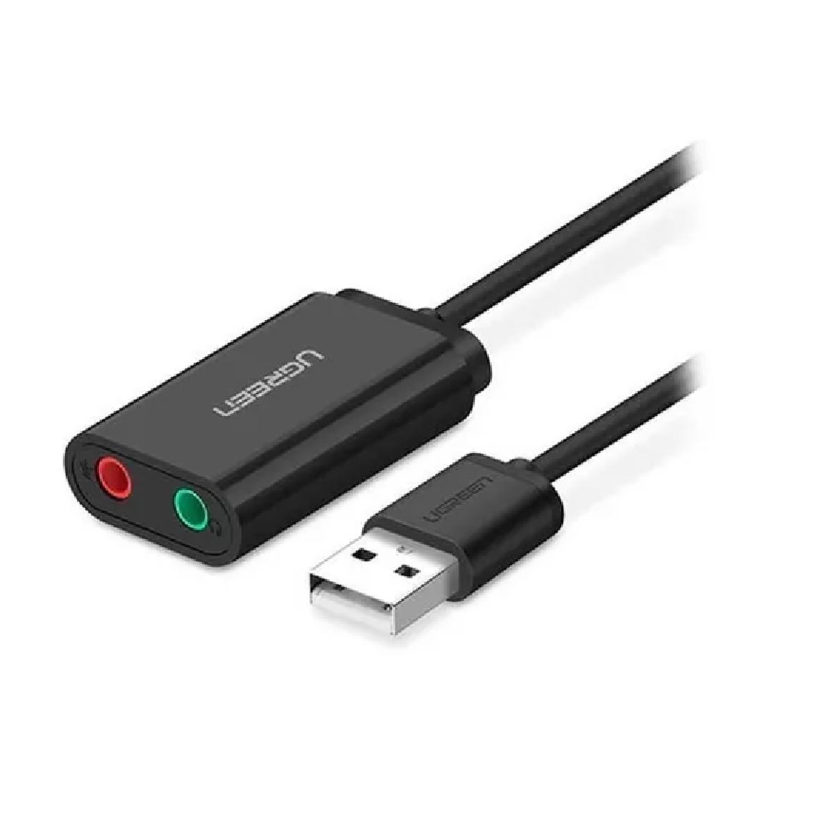 UGREEN - Mini Tarjeta Audio USB 2.0 Portable 35mm Original PC