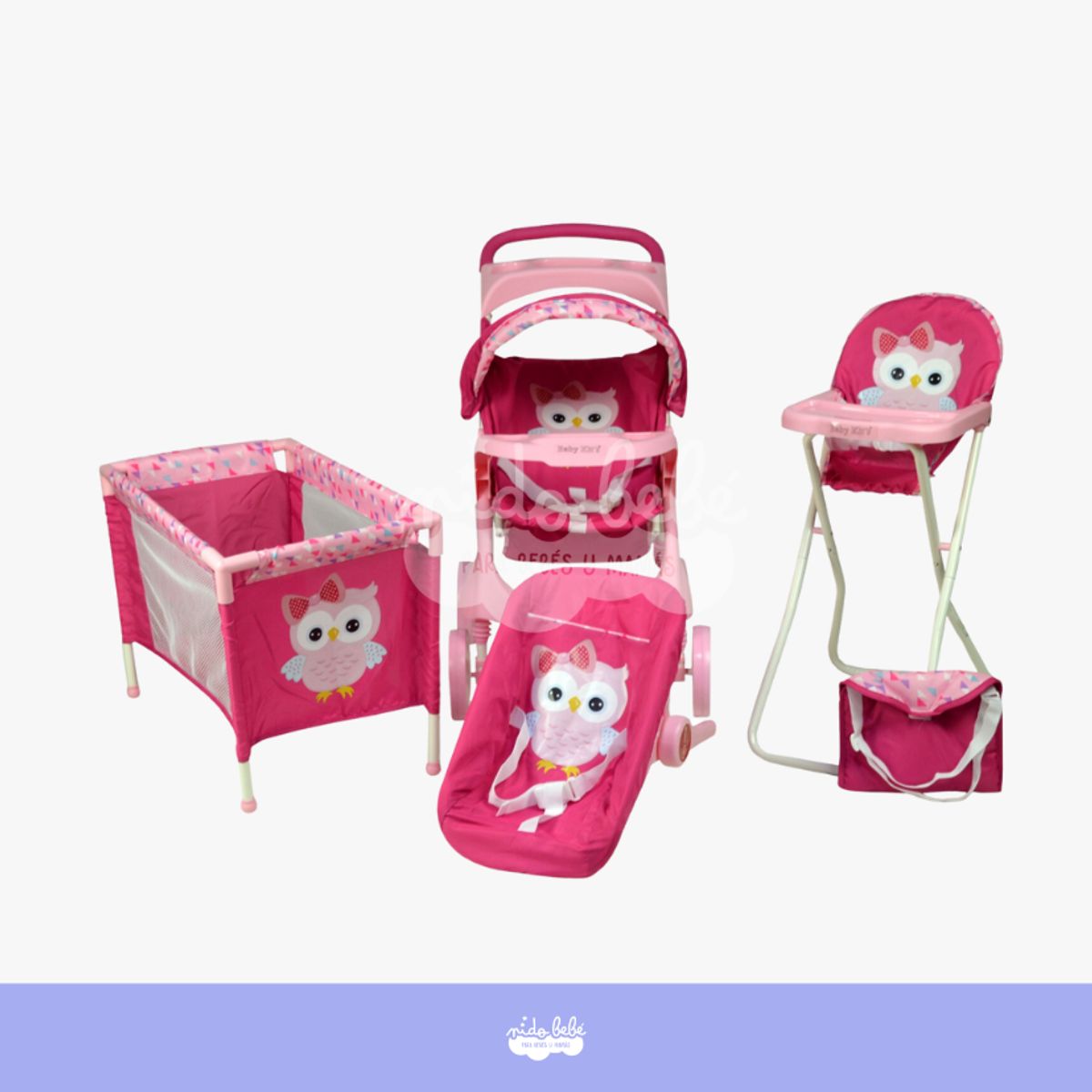 GENERICO - Set de Muñecas Búho Baby