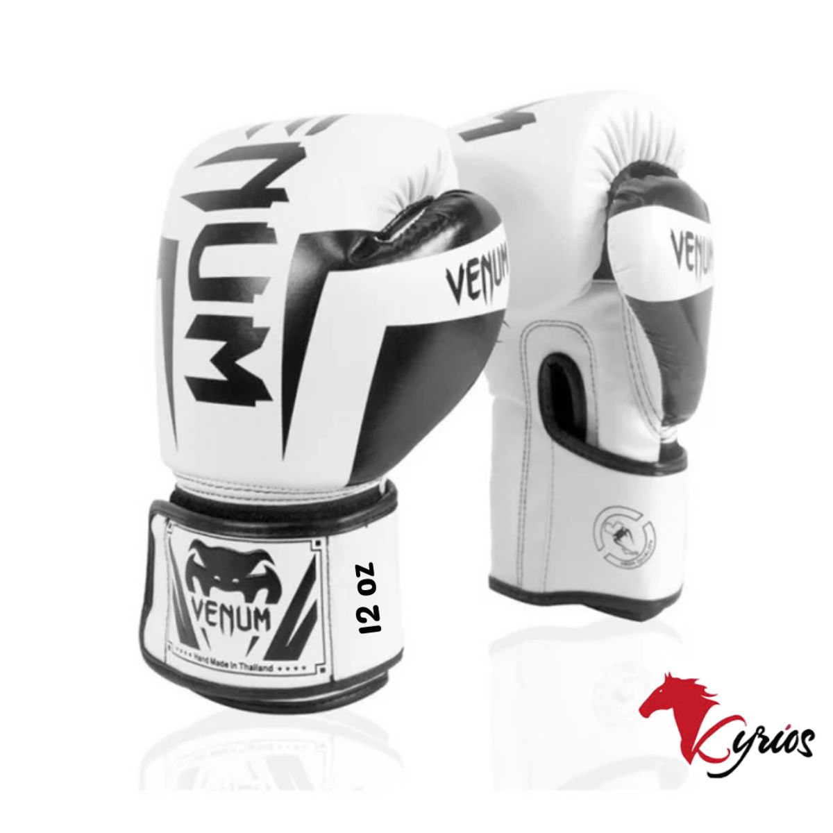 VENUM - Guantes De Box 12onz Venum 3.0  Blanco Con Negro