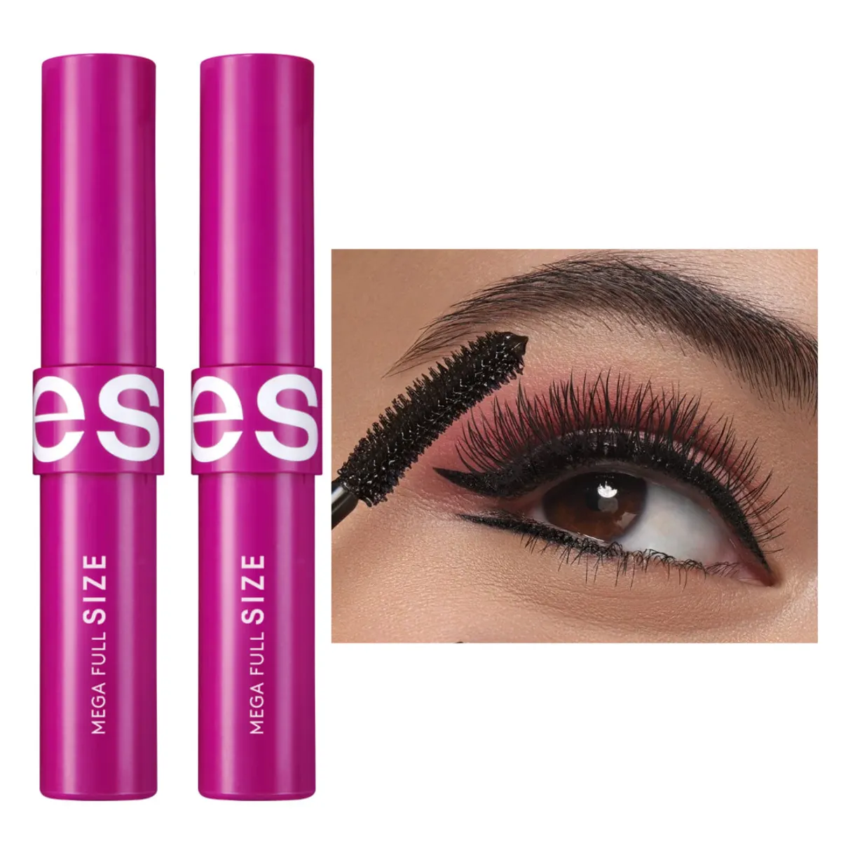 ESIKA - Set x 2 Rímel Máscara pestañas Mega full Size ésika apa negro