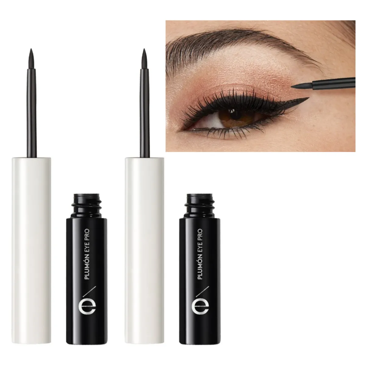 ESIKA - Pack x 2 DELINEADOR LÍQUIDO PLUMÓN ésika negro APA