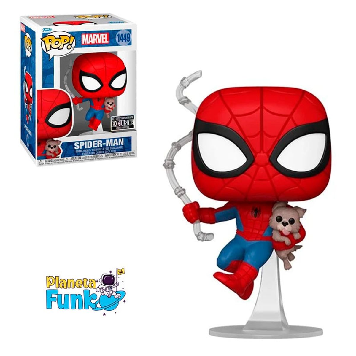 FUNKO - SPIDER MAN WITH DOG FUNKO POP EXCLUSIVO 1449