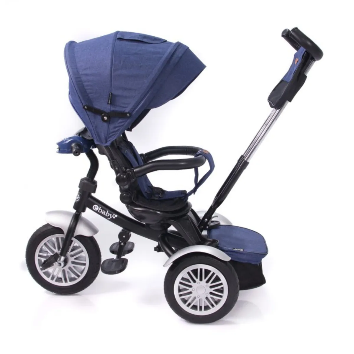 EBABY - Triciclo para niños Musical Guiador Zoe Azul