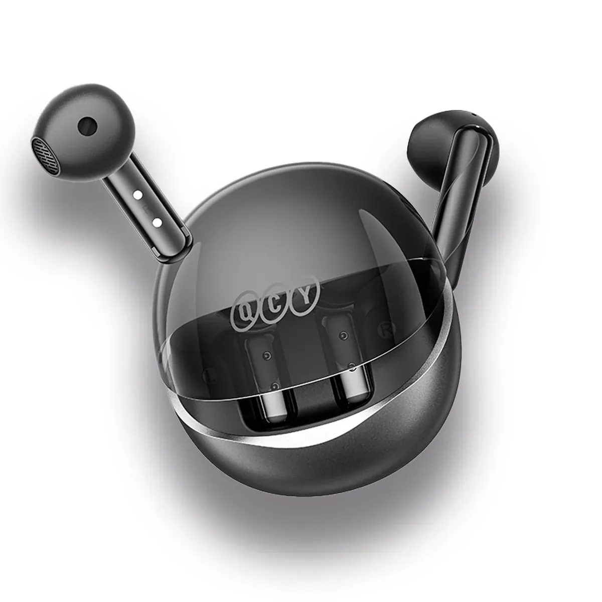 QCY - QCY - Audífonos inalámbricos Ailybuds Clear T32 BT 5.3 ENC 22Hrs Negro