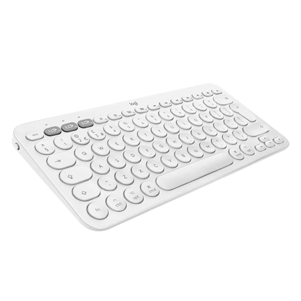LOGITECH - Teclado Bluetooth Pebble Keys 2 K380s Y Mouse Pebble 2 M350s Blanco