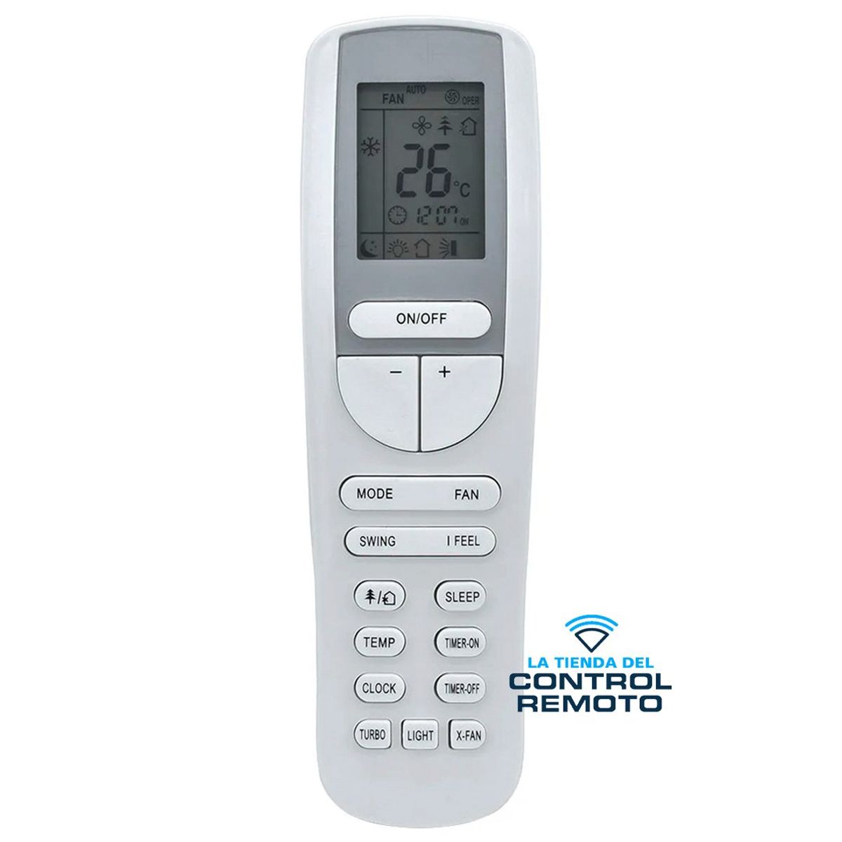 GENERICO - Control Remoto YAA1FB Para Aire Acondicionado GREE