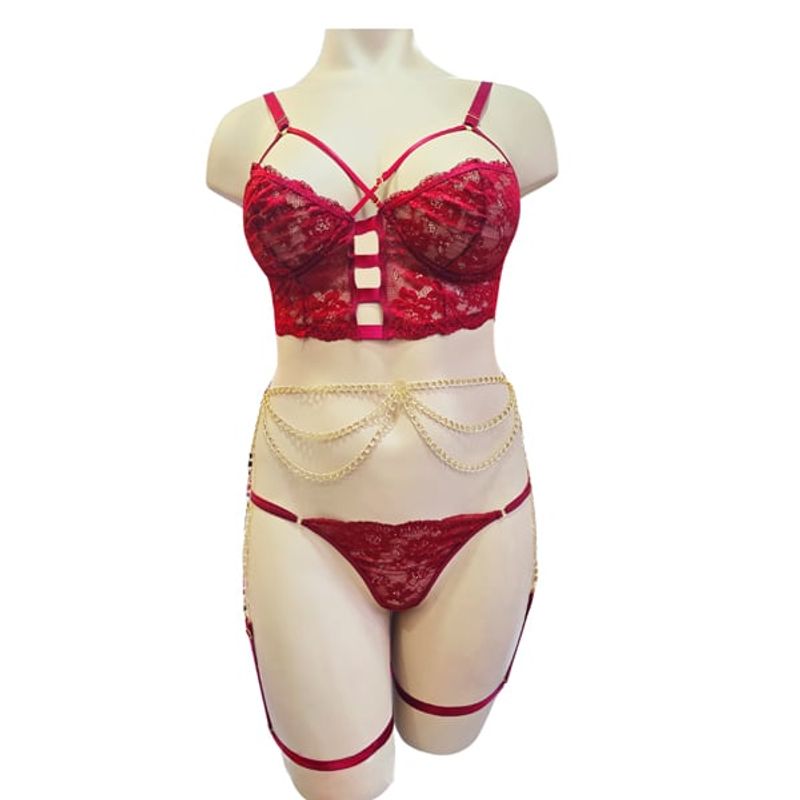 GENERICO - Conjunto Karol talla regulable de XL a 2XL Lencería_.