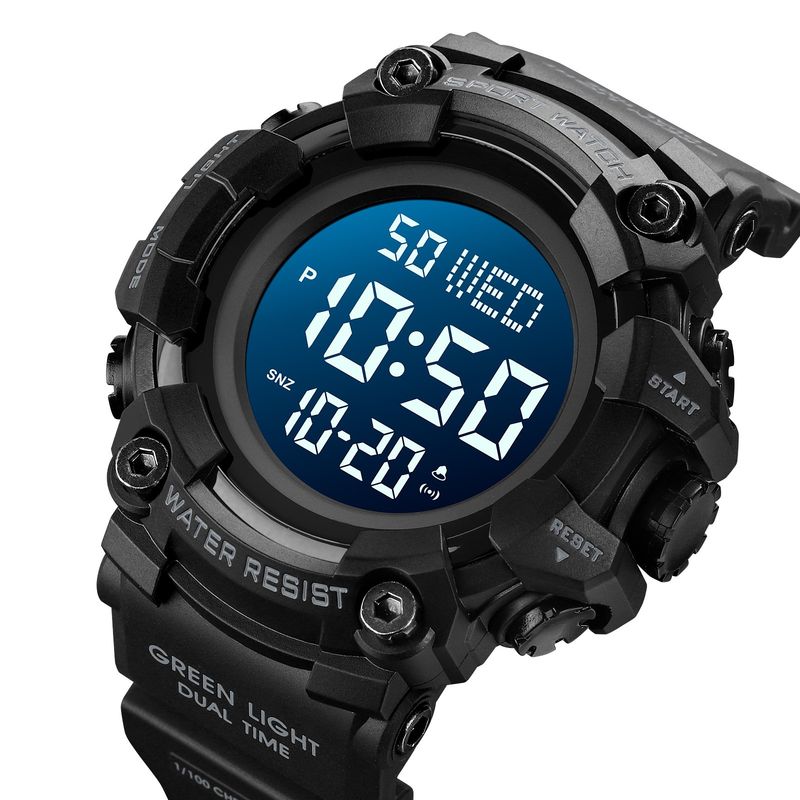 SKMEI - Reloj Skmei 1968 Negro Correa Silicona