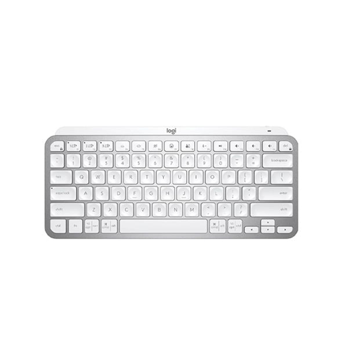 LOGITECH - Teclado Bluetooth MX Keys Mini y Mouse Anywhere 3S Gris Pálido