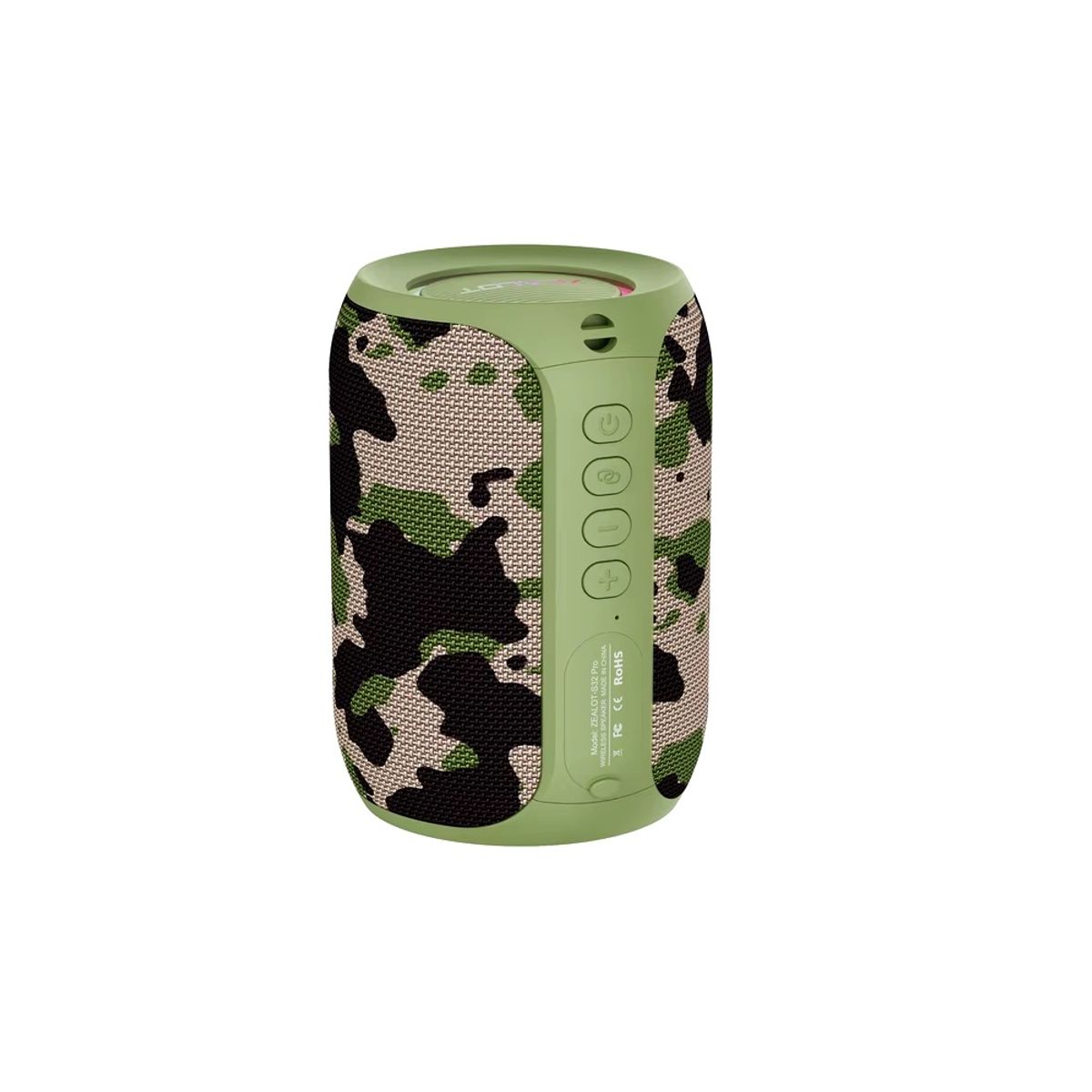 ZEALOT - Parlante Inalámbrico Zealot S32 Pro Resistente al agua 15W Camuflaje