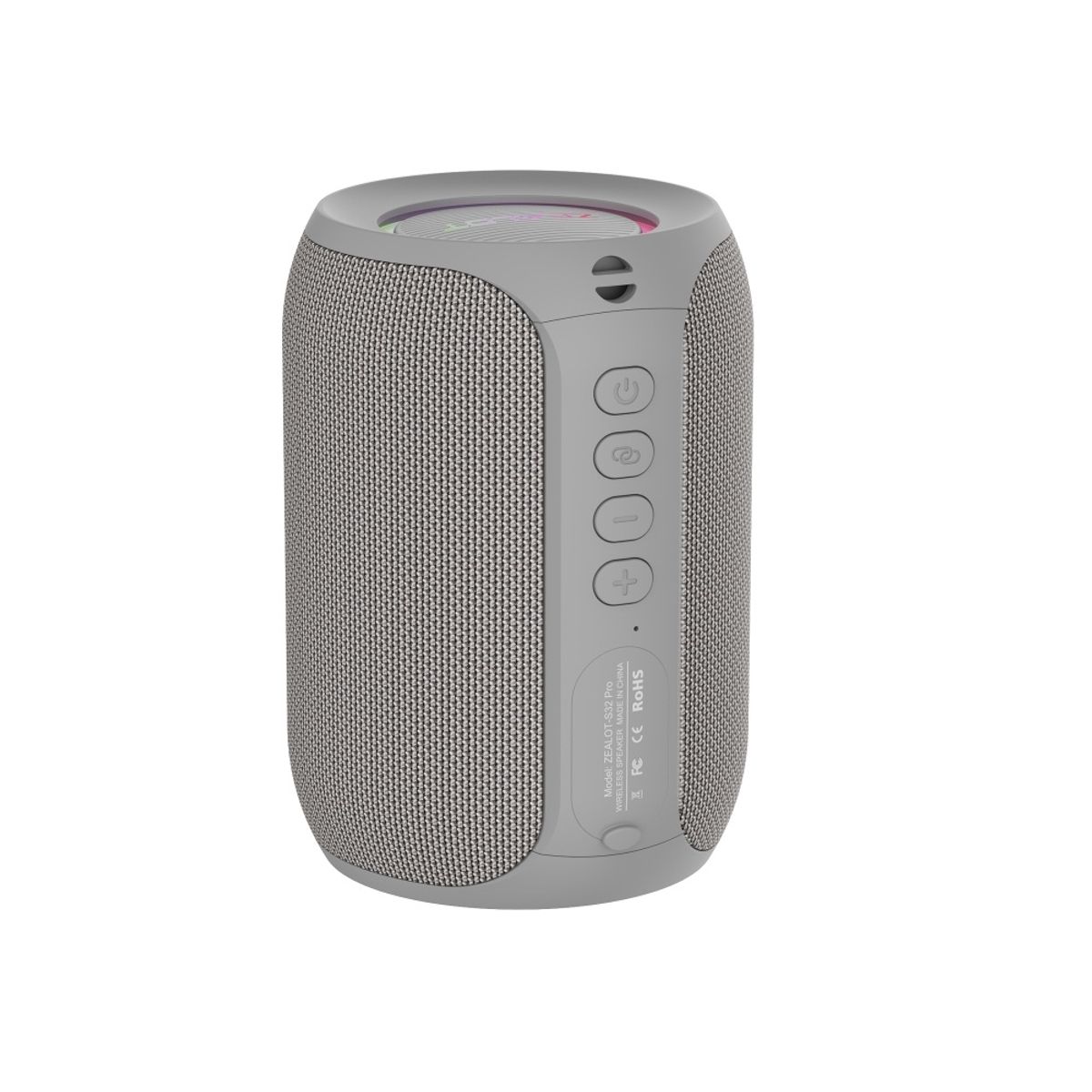 ZEALOT - Parlante Inalámbrico Zealot S32-Pro Resistente al agua 15W Gris