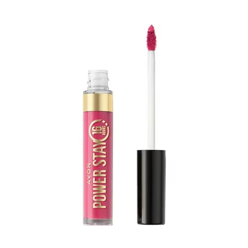 NATURA - Power Stay Labial Líquido 16 horas Tono RELENTLESS ROSE Avon