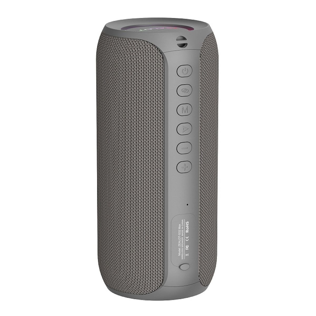 ZEALOT - Parlante Zealot S32 Max Resistente al Agua 20W Gris