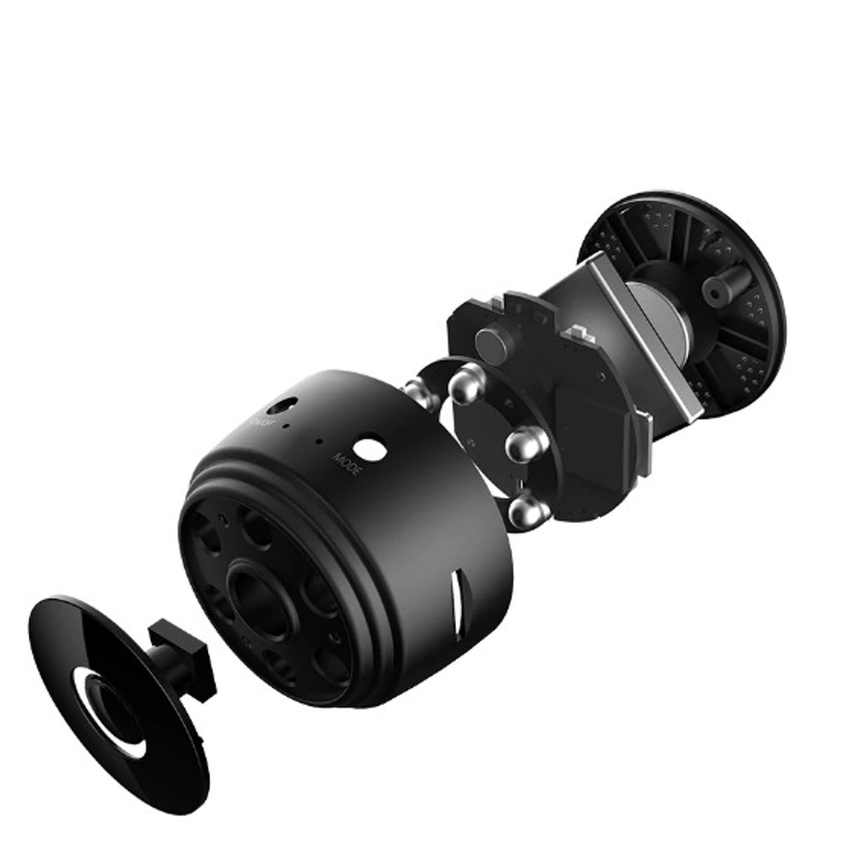 GENERICO - MINI CAMARA ESPIA WIFI HD VISTA REMOTA - REDONDO