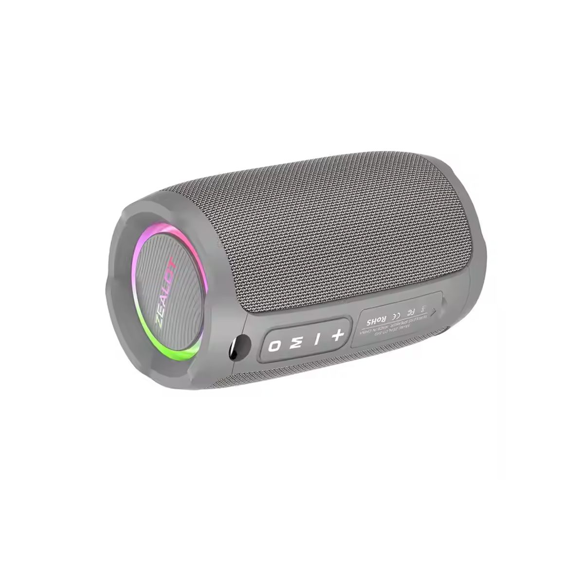 ZEALOT - Parlante Inalámbrico Zealot S49 Resistente al Agua 10W Gris