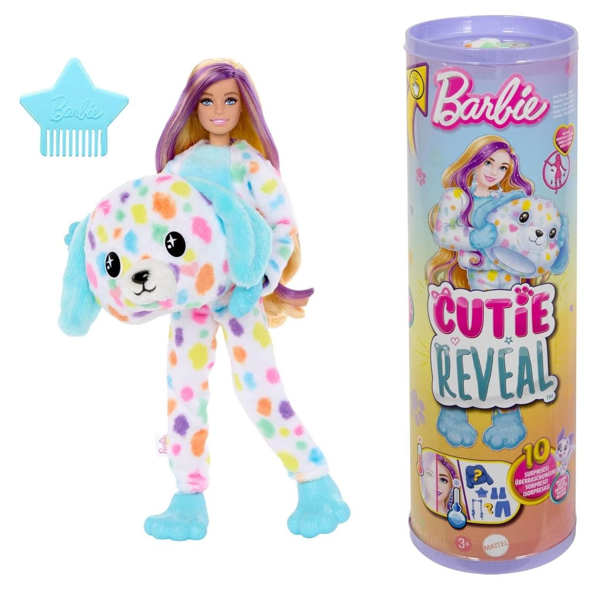 BARBIE - Barbie Cutie Reveal Serie Ensueño Dalmata Arcoiris