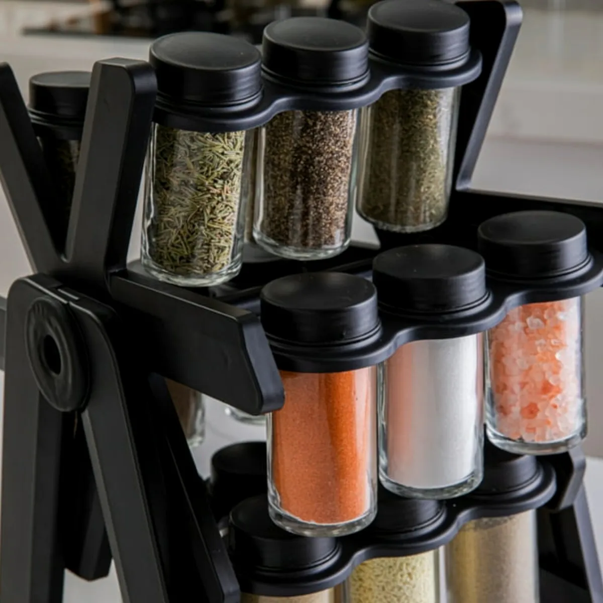 OEM - Condimentero Especiero Giratorio Organizador Moderno 18 Frascos