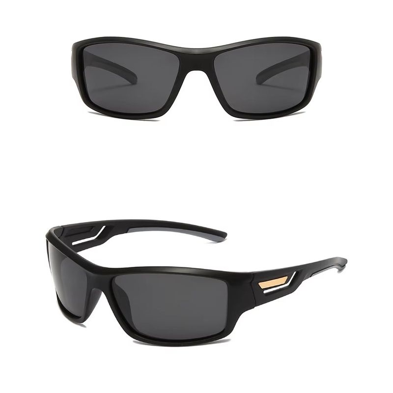 GENERICO - LENTES HOMBRE DE SOL POLARIZADOS UV400 NEGRO M2