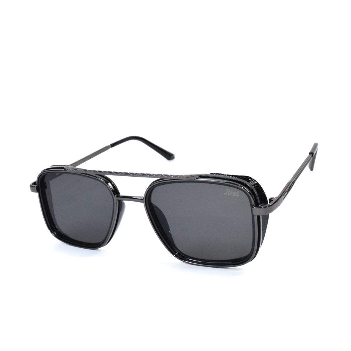 GENERICO - Lentes de sol diseño retro unisex uv400 - Negro