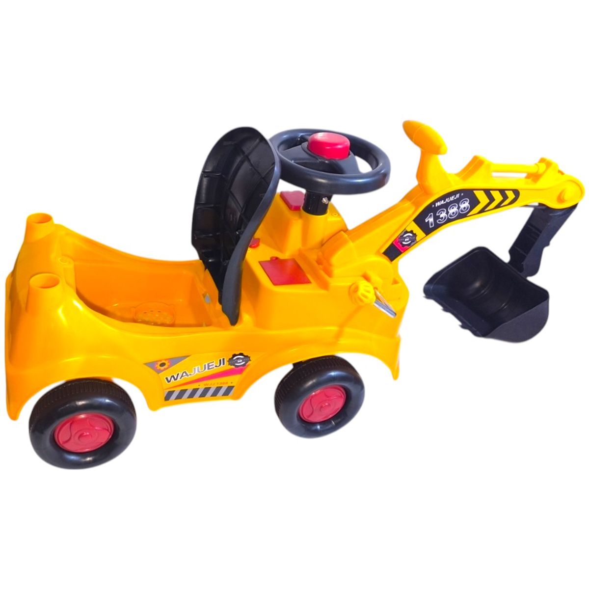 GENERICO - Excavadora garrita con luces y sonido Buggy correpasillos