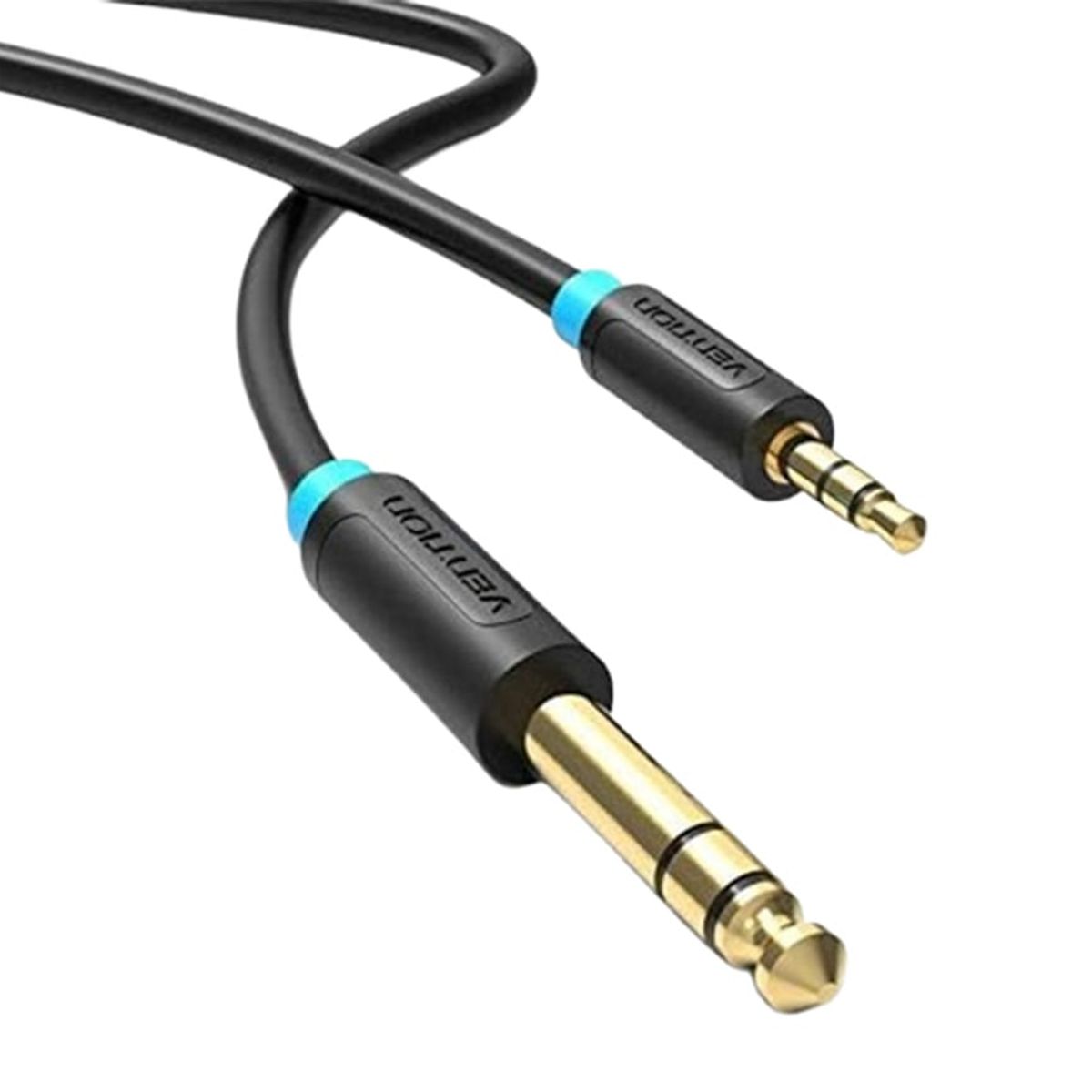 VENTION - Cable Trs Stereo Macho 35mm - 65mm Chapado Oro Mp3 Pc 300cm