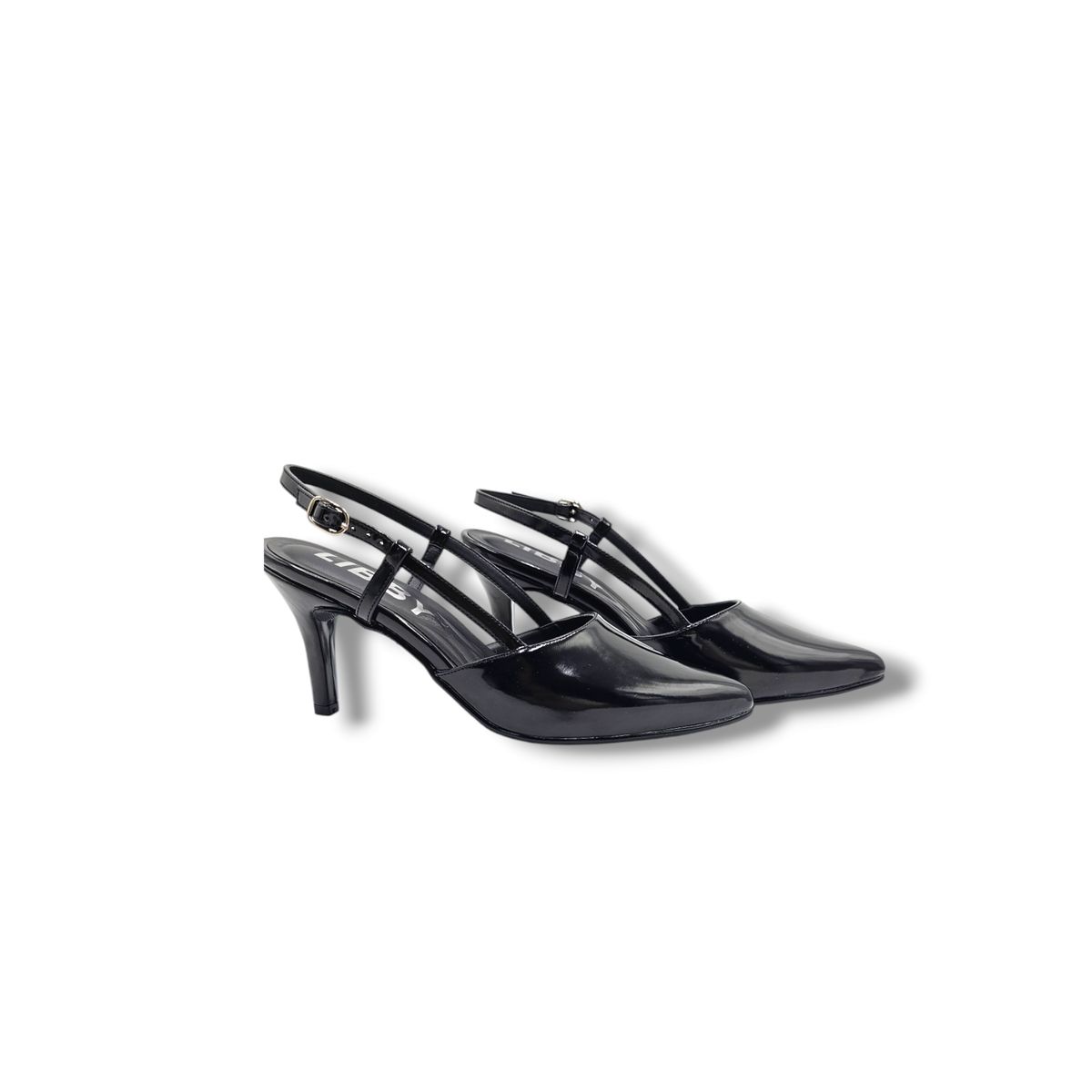 LB LIBBY CALZADOS Y ACCESORIOS - ZAPATOS CASUALES MUJER SLINGBACK NEGRO - DESTALONADO