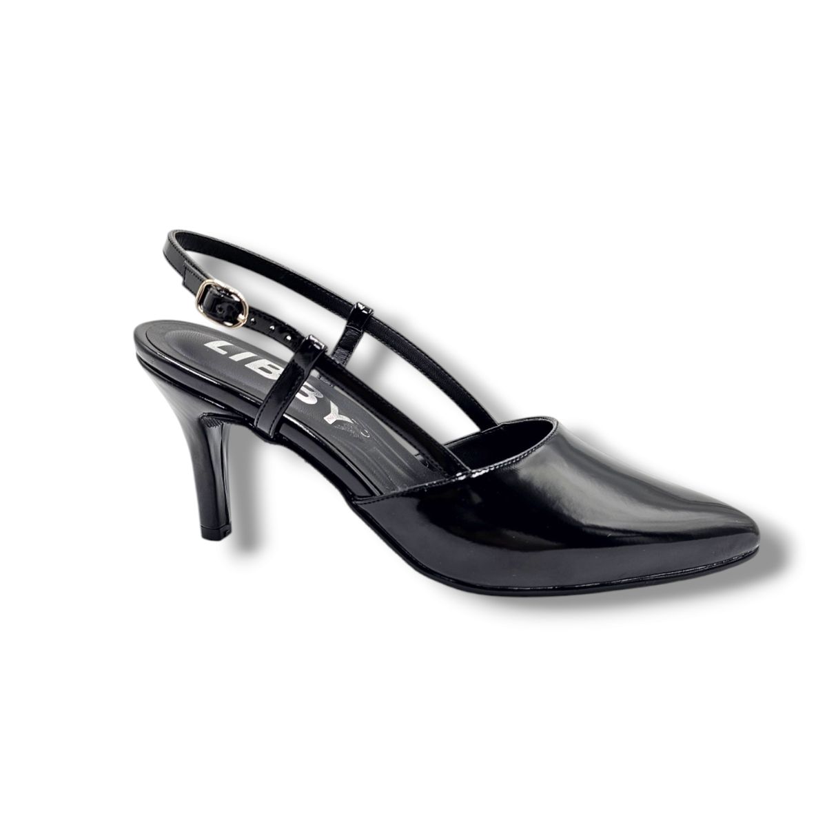 LB LIBBY CALZADOS Y ACCESORIOS - ZAPATOS CASUALES MUJER SLINGBACK NEGRO - DESTALONADO
