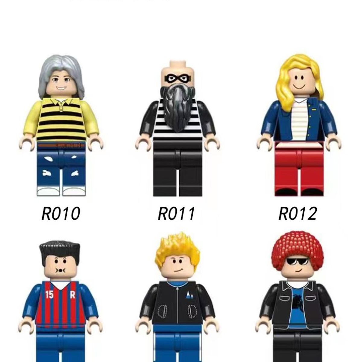 GENERICO - RZL0004 Minifigs de cómics de amigos del arcoíris