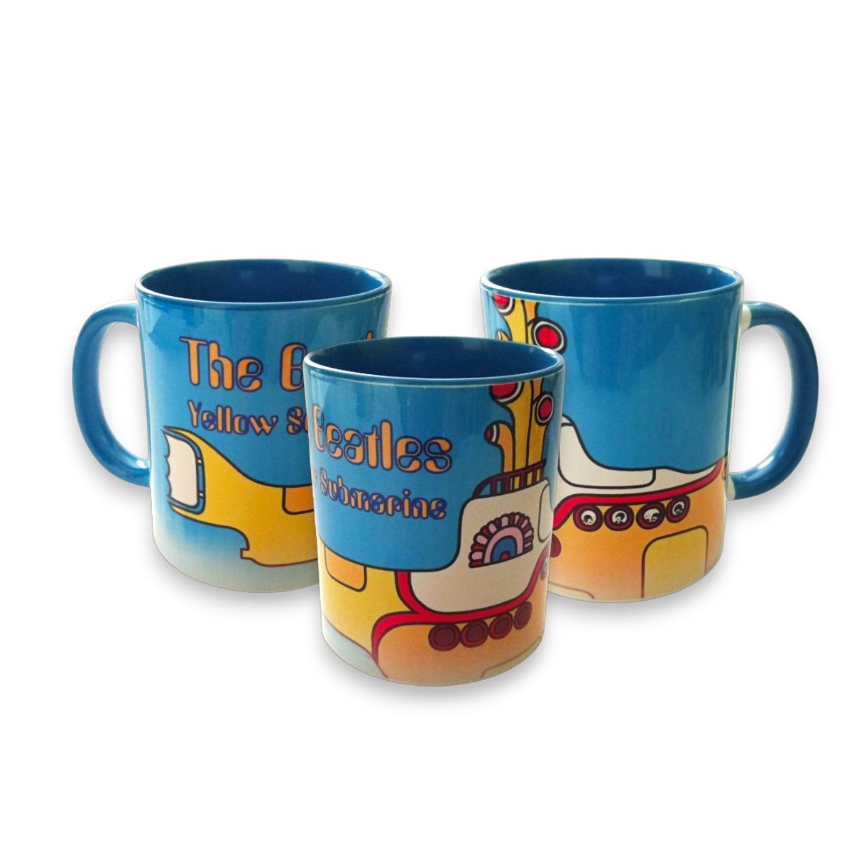 GENERICO - The Beatles Taza 11 oz - Yellow Submarine - submarino celeste